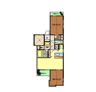 東京都荒川区西日暮里２丁目 賃貸マンション 2LK