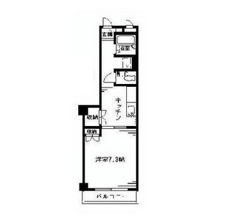 東京都渋谷区代々木５丁目 賃貸マンション 1K