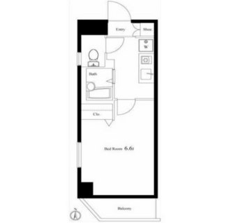 東京都港区西麻布２丁目 賃貸マンション 1K