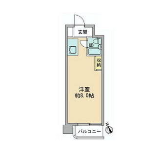 東京都港区六本木７丁目 賃貸マンション 1R