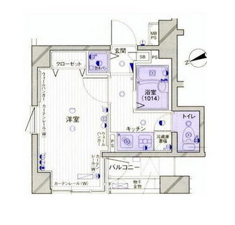 東京都港区西新橋２丁目 賃貸マンション 1K