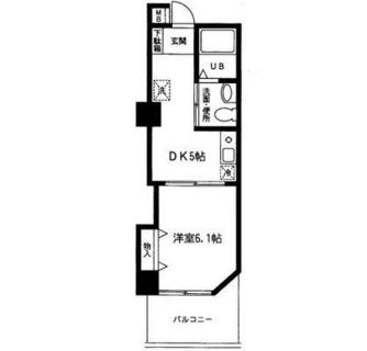 東京都荒川区荒川５丁目 賃貸マンション 1DK