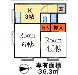 東京都足立区千住中居町 賃貸マンション 2K