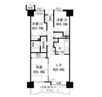 東京都足立区東和５丁目 賃貸マンション 3LDK