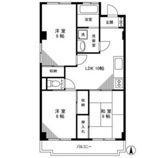 東京都足立区谷中４丁目 賃貸マンション 3LDK