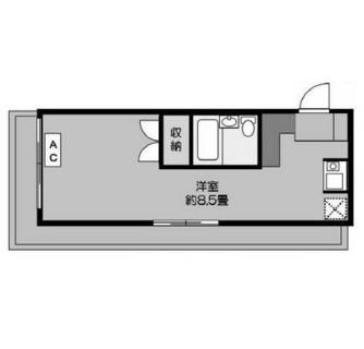 東京都荒川区荒川４丁目 賃貸マンション 1R