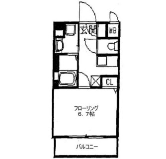 東京都荒川区荒川４丁目 賃貸マンション 1K