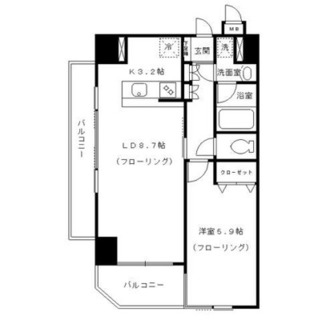 東京都足立区綾瀬２丁目 賃貸マンション 1LDK