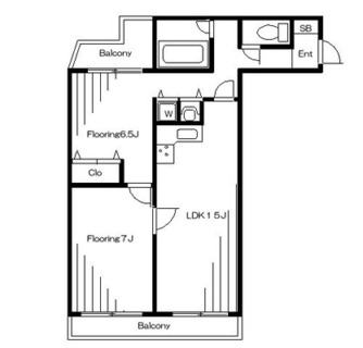 東京都荒川区町屋２丁目 賃貸マンション 2LDK