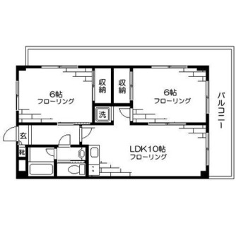 東京都足立区谷中２丁目 賃貸マンション 2LDK