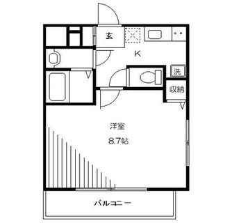 東京都荒川区西日暮里１丁目 賃貸マンション 1K