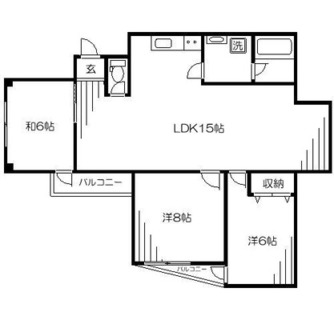 東京都足立区千住仲町 賃貸マンション 3LDK