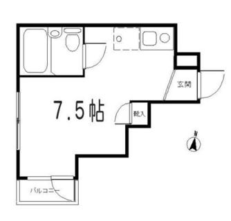 東京都文京区千駄木３丁目 賃貸マンション 1R