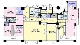 東京都港区西麻布３丁目 賃貸マンション 4LDK以上