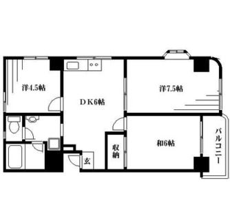 東京都足立区東綾瀬２丁目 賃貸マンション 3DK