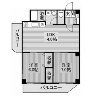 東京都荒川区荒川６丁目 賃貸マンション 2LDK