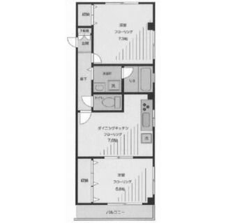 東京都荒川区荒川３丁目 賃貸マンション 2DK