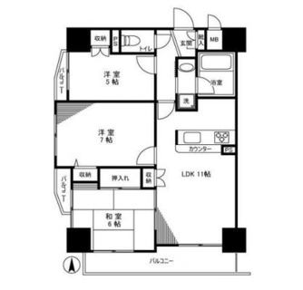 東京都荒川区荒川４丁目 賃貸マンション 3LDK