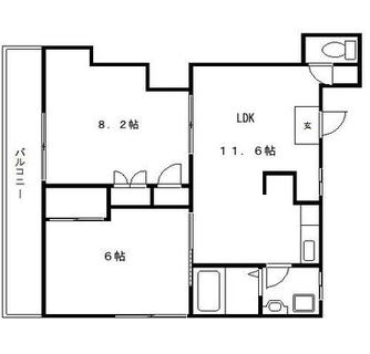 東京都荒川区西日暮里６丁目 賃貸マンション 2LDK