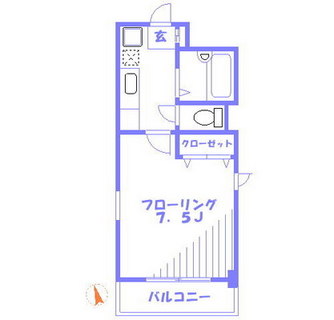 東京都足立区千住仲町 賃貸マンション 1K